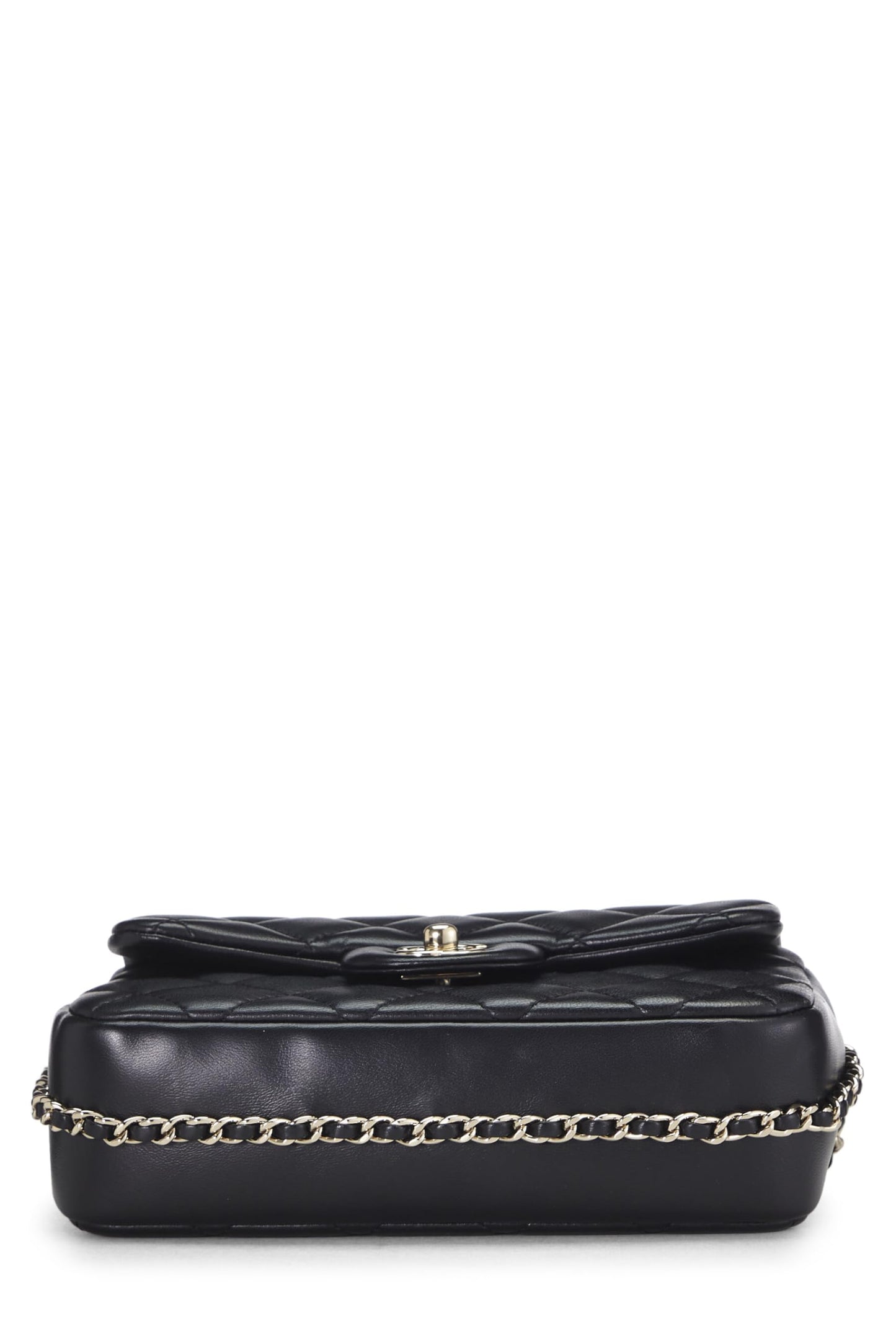 Chanel, Pre-Loved Black Lambskin My Precious Pearls Flap Bag Small, Black