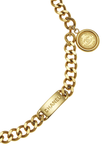 Chanel, Pre-Loved Gold 'CC' Chain Belt, Gold