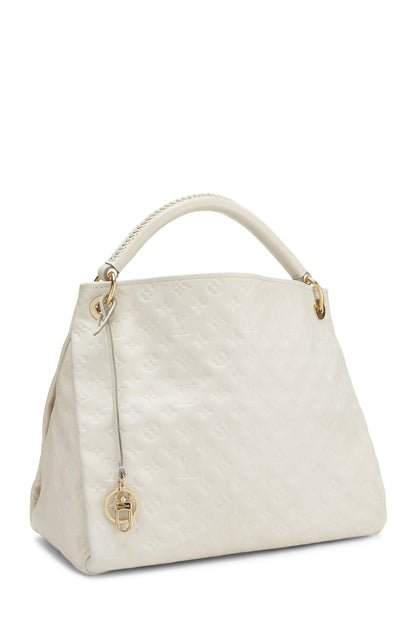 Louis Vuitton, Pre-Loved Neige Monogram Empreinte Artsy MM, White