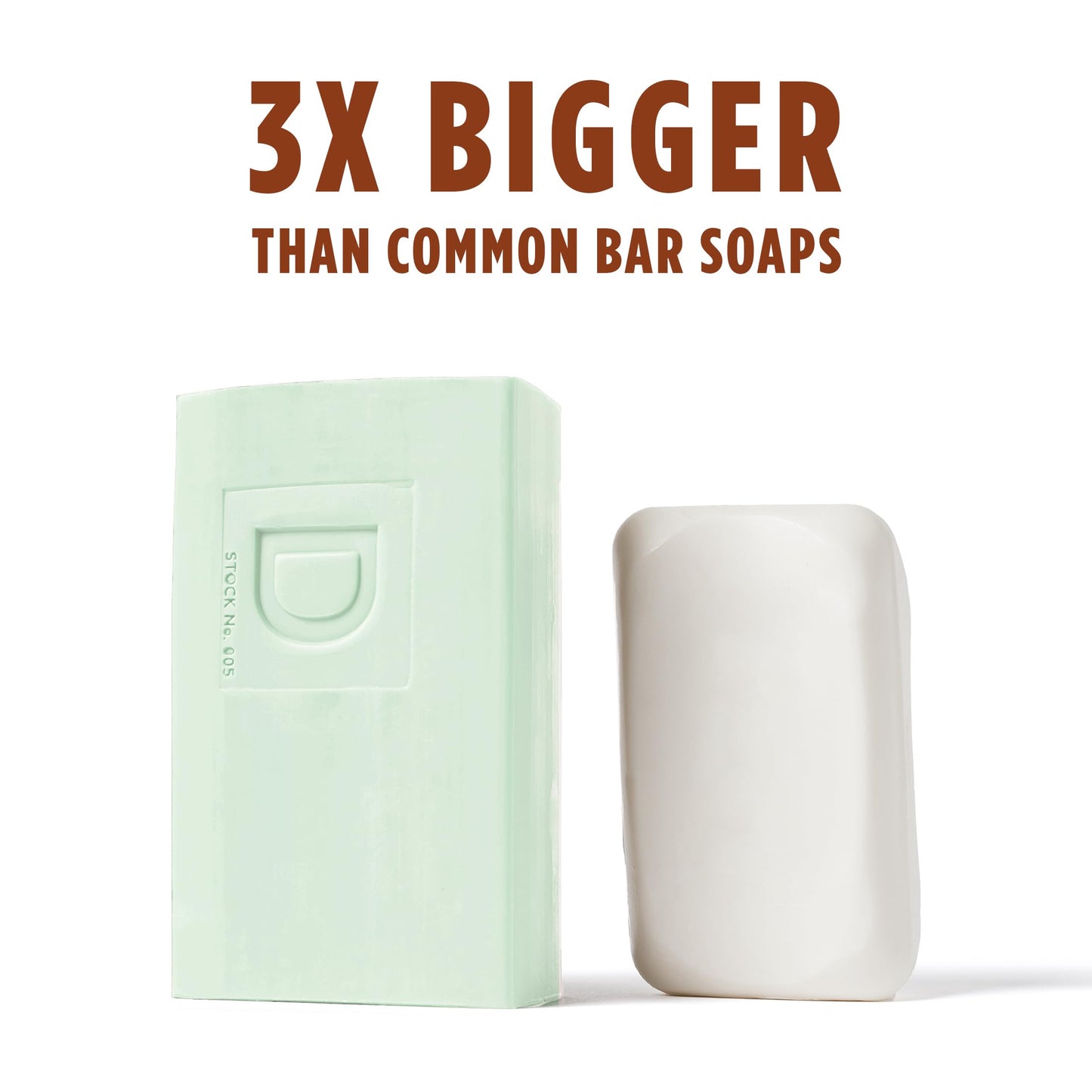 Duke Cannon Supply Co. Big Brick of Soap High Country - Savon extra large pour hommes aux parfums masculins, savon pour le corps, tous types de peau, 10 oz