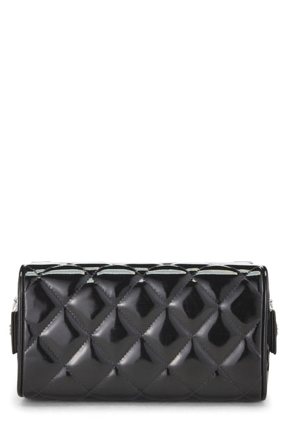 Chanel, Tocador tipo caja de charol negro Pre-Loved, Negro