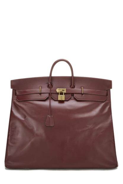 Hermès, Pré-Aimé Rouge H Box Haut à Courroies "HAC" Birkin 60, ROUGEH