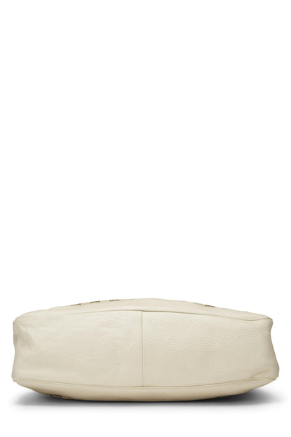 Gucci, sac hobo Diana Bamboo Hobo Large en toile GG d'origine, crème, d'occasion