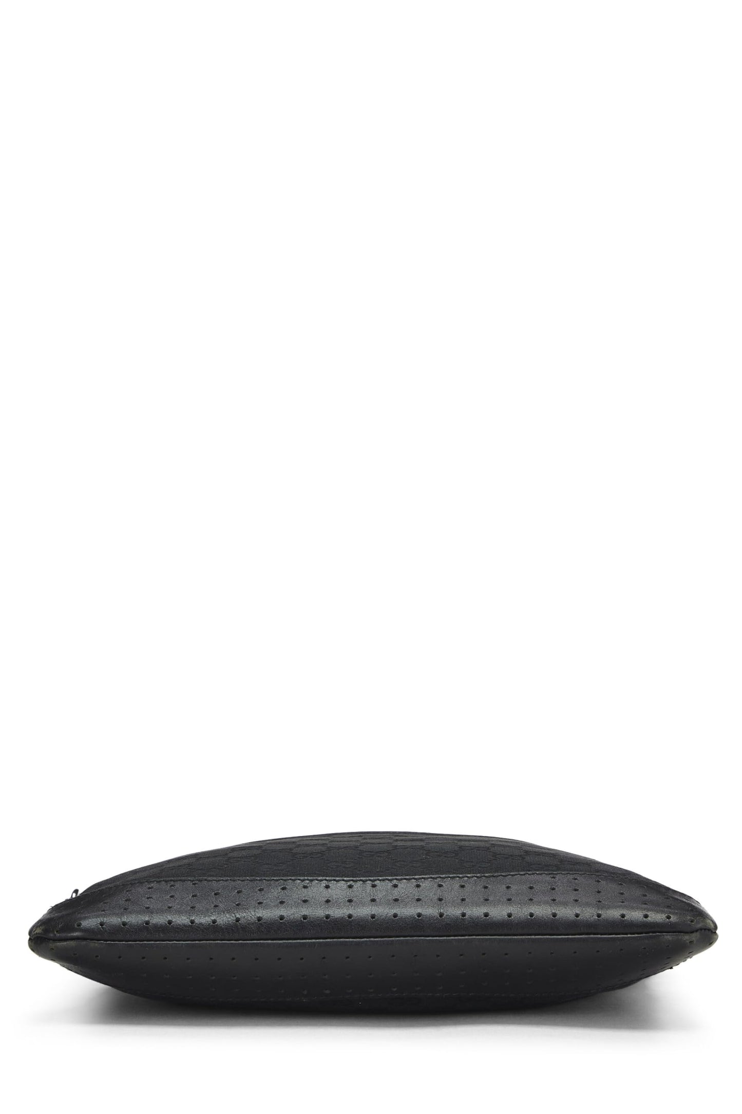 Gucci, Pre-Loved Black Canvas Pocket Messenger, Black