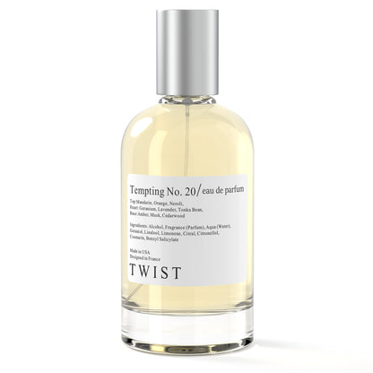 Twist Tempting No. 20 - Eau De Parfum Inspirée Du Parfum Allure Homme Sport De Chanel, Parfum Longue Tenue Pour Homme, Sans Paraben, Végétalien, Ingrédients Clean, Parfum - Spray 100 ml | 3,4 fl. oz.