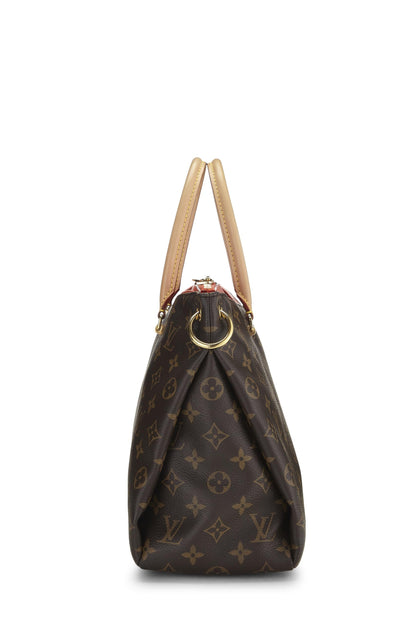 Louis Vuitton, Pallas en toile monogram orange d'occasion, orange