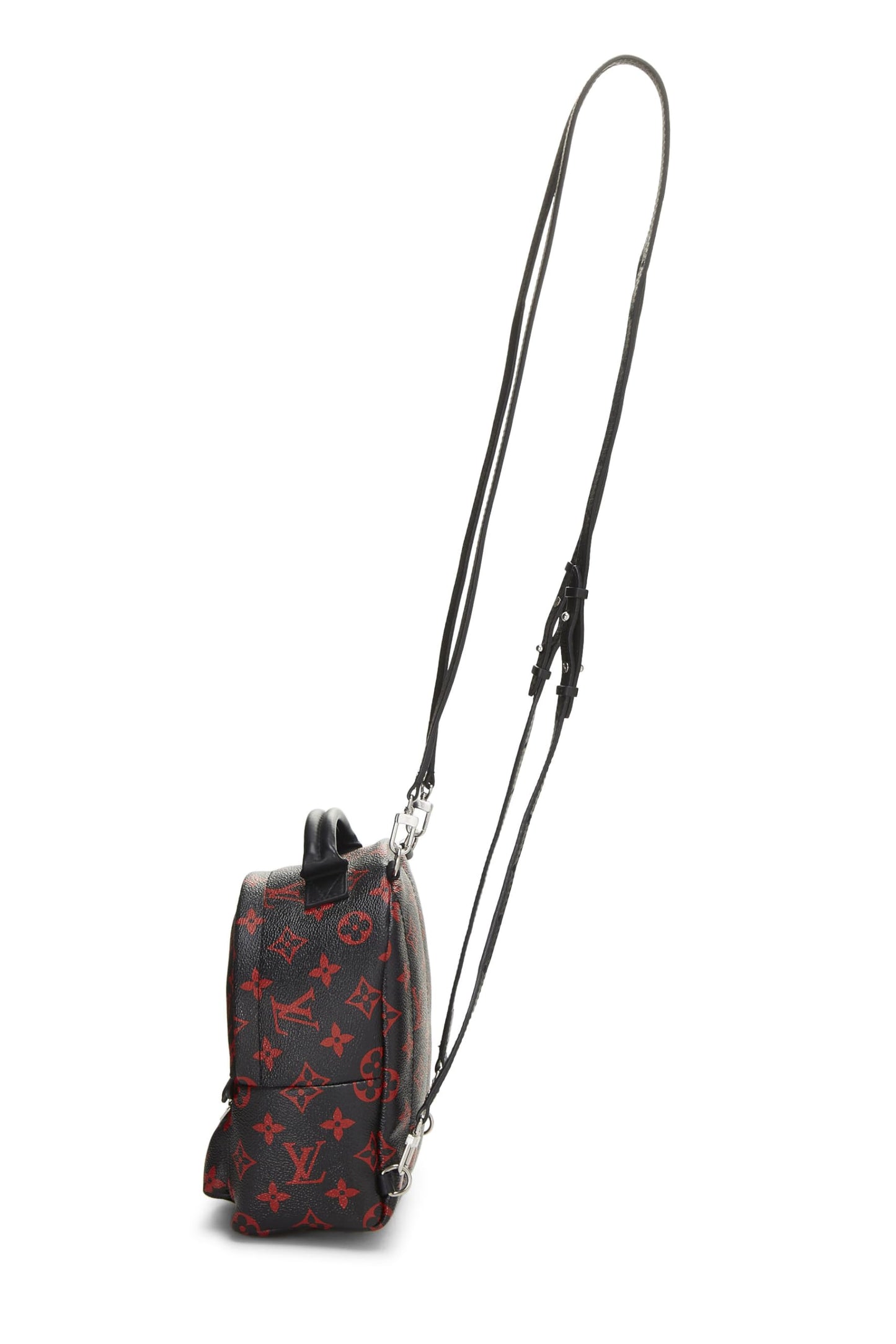 Louis Vuitton, Pre-Loved Limited Edition Monogram Infrarouge Palm Springs Backpack Mini, Black