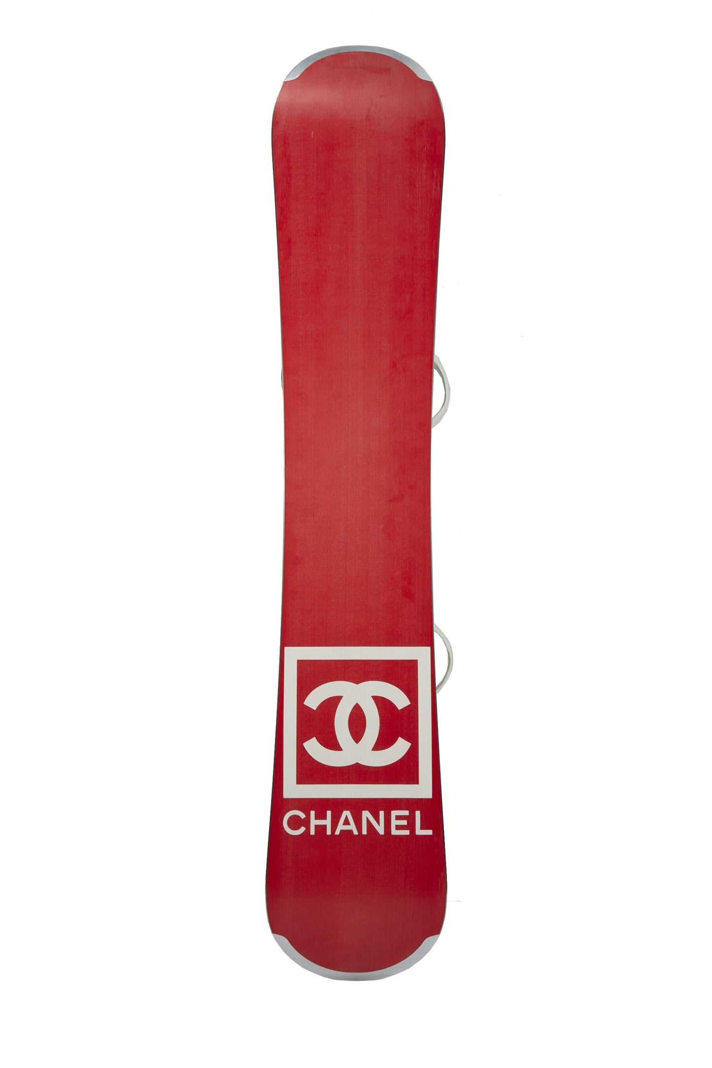 Chanel, Pre-Loved White Fiberglass 'CC' Sportline Snowboard, White