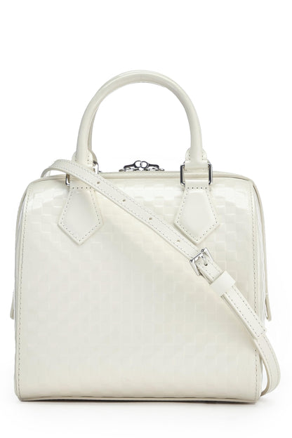 Louis Vuitton, Speedy Cube PM Damier Facette Blanc d'occasion, Blanc