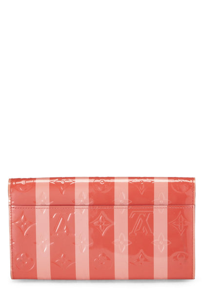 Louis Vuitton, Vernis Monogram Poppy Rayures Sarah NM d'occasion, rose