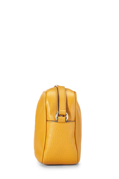 Gucci, Soho Disco en cuir grainé orange d'occasion, orange