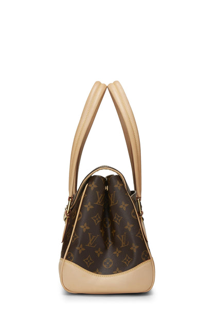 Louis Vuitton, Beverly GM en toile Monogram d'occasion, marron