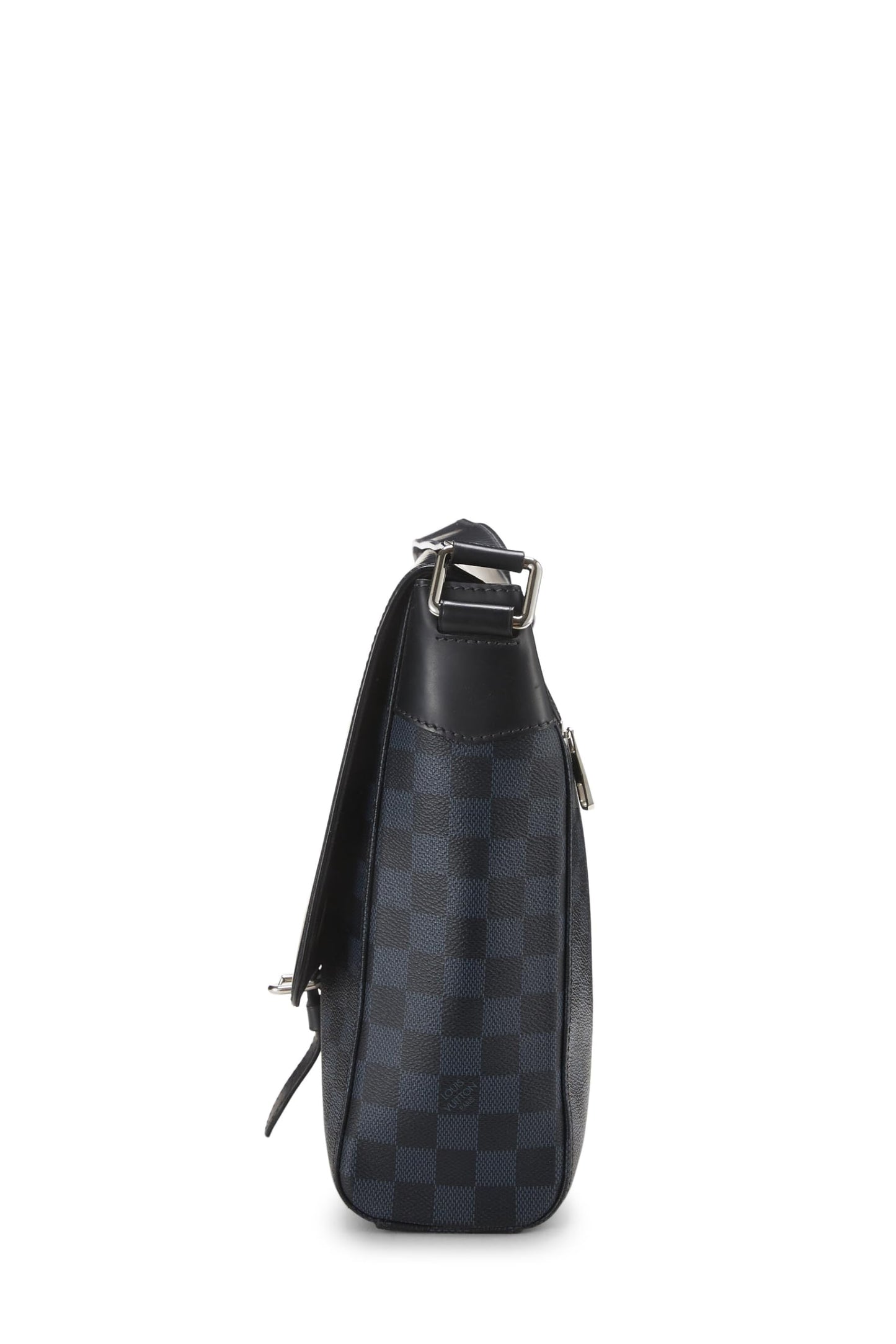 Louis Vuitton, Pre-Loved Damier Cobalt Newport Messenger MM, Blue