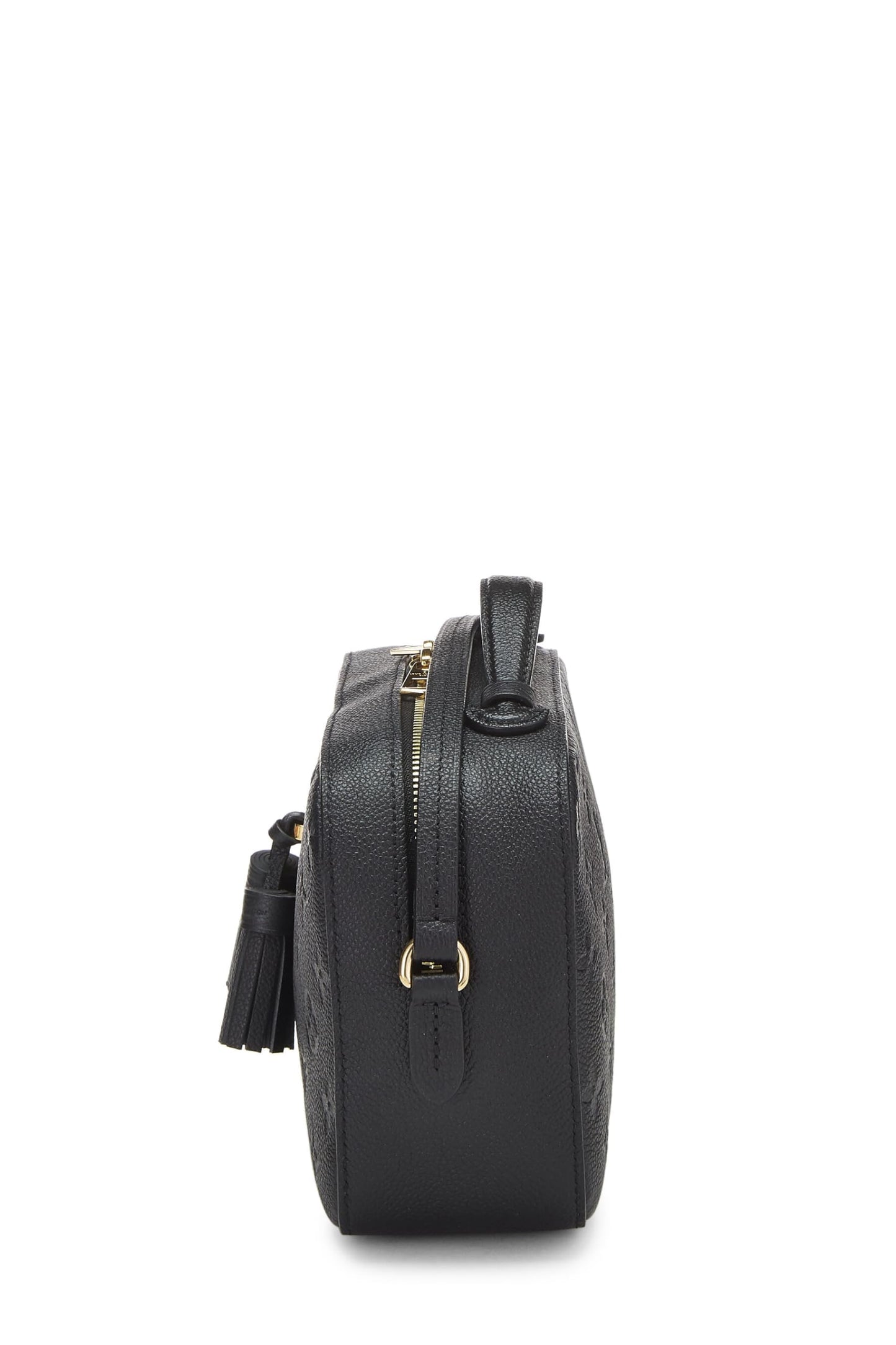 Louis Vuitton, Pre-Loved Black Monogram Empreinte Saintonge, Black