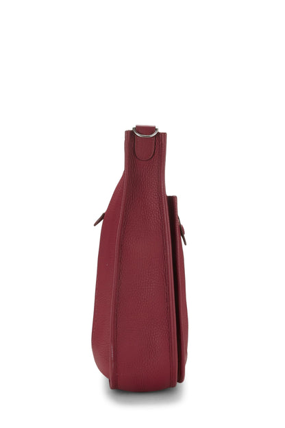 Hermès, Pre-Amado Ruby Clemence Evelyne III GM, Ruby