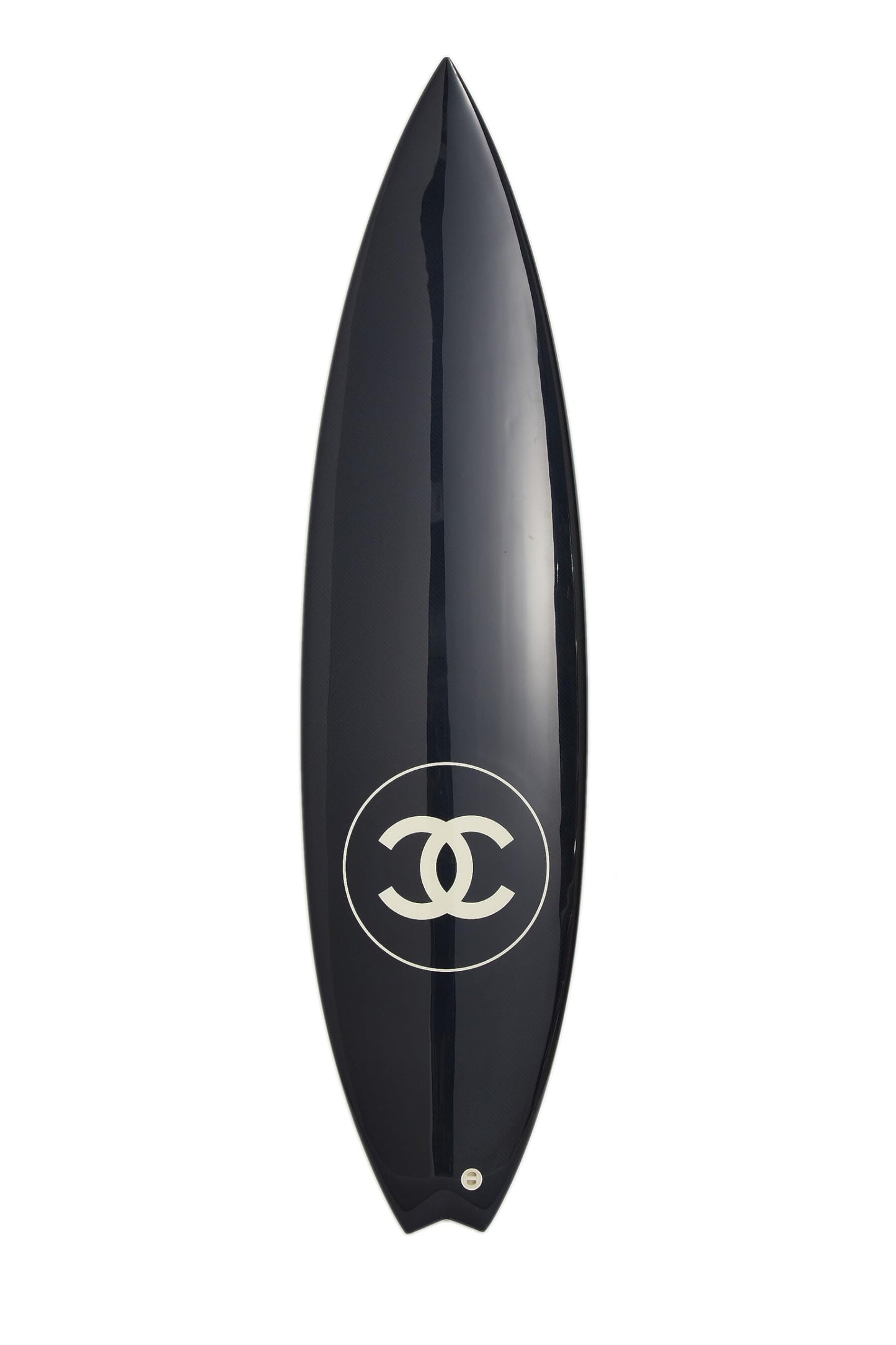 Chanel, tabla de surf de carbono azul de edición limitada Philippe Barland x Chanel pre-amada, Azul