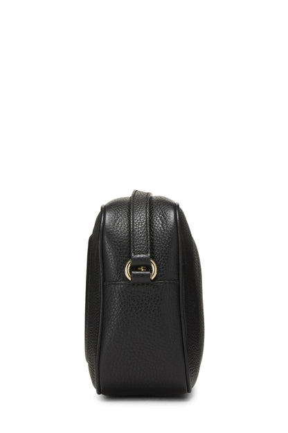 Gucci, sac disco Soho en cuir noir d'occasion, noir