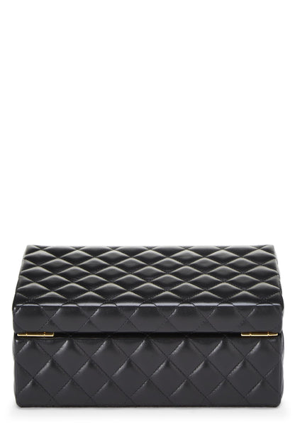 Chanel, Pre-Loved Black Quilted Lambskin Jewelry Chest Small, Black