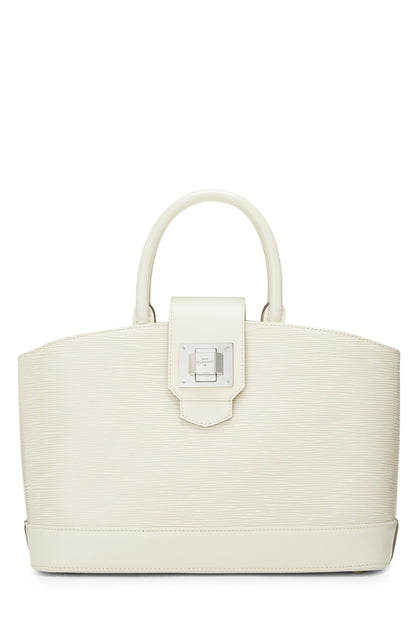 Louis Vuitton, Pre-Loved Ivorie Epi Mirabeau PM, White