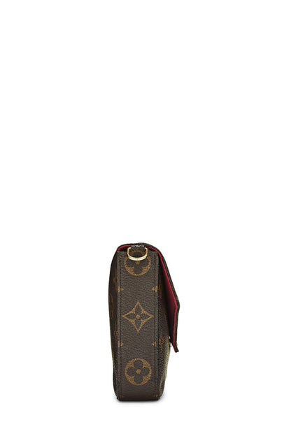 Louis Vuitton, Felicie en toile Monogram d'occasion, marron