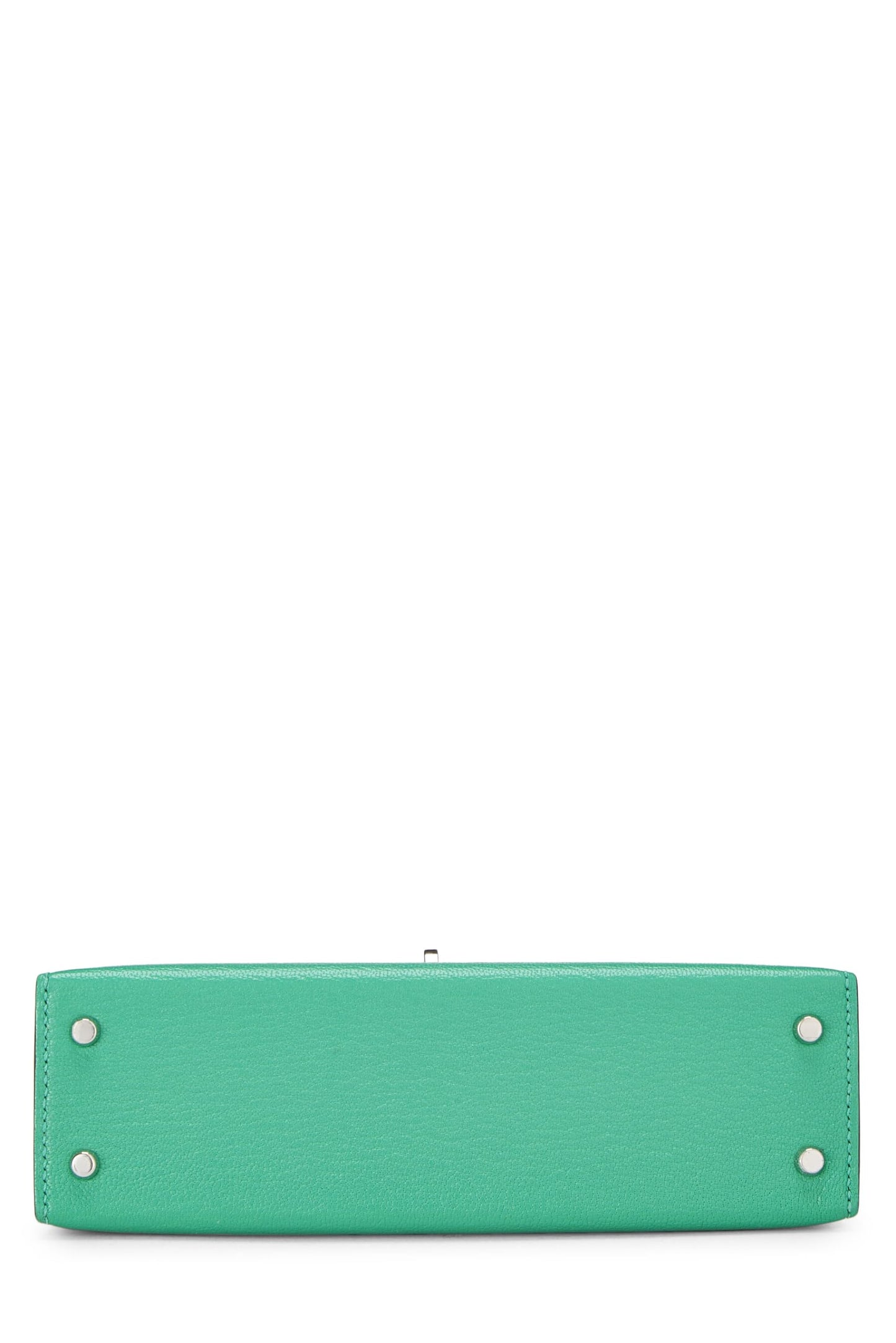 Hermès, Menthe Chèvre Mysore Kelly Sellier 20 NM d'occasion, Menthe