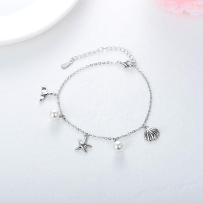 Bracelet de plage en argent sterling