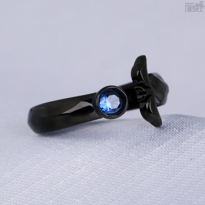 925 Silver Tongren Sword Ring Of Night Sky