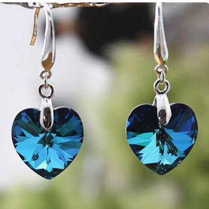 Pendientes Love en Plata Pura para Mujer