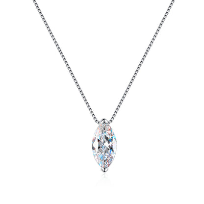 Daily Commuter Versatile Horse Eye Moissanite Necklace