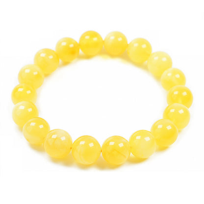 Men's And Women's Russian Chicken Oil Yellow Beeswax Jewelry