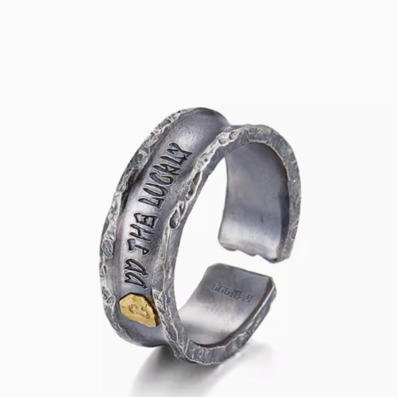 Anillo de pareja Anillo de hombre y mujer Juego de plata de 99 pies