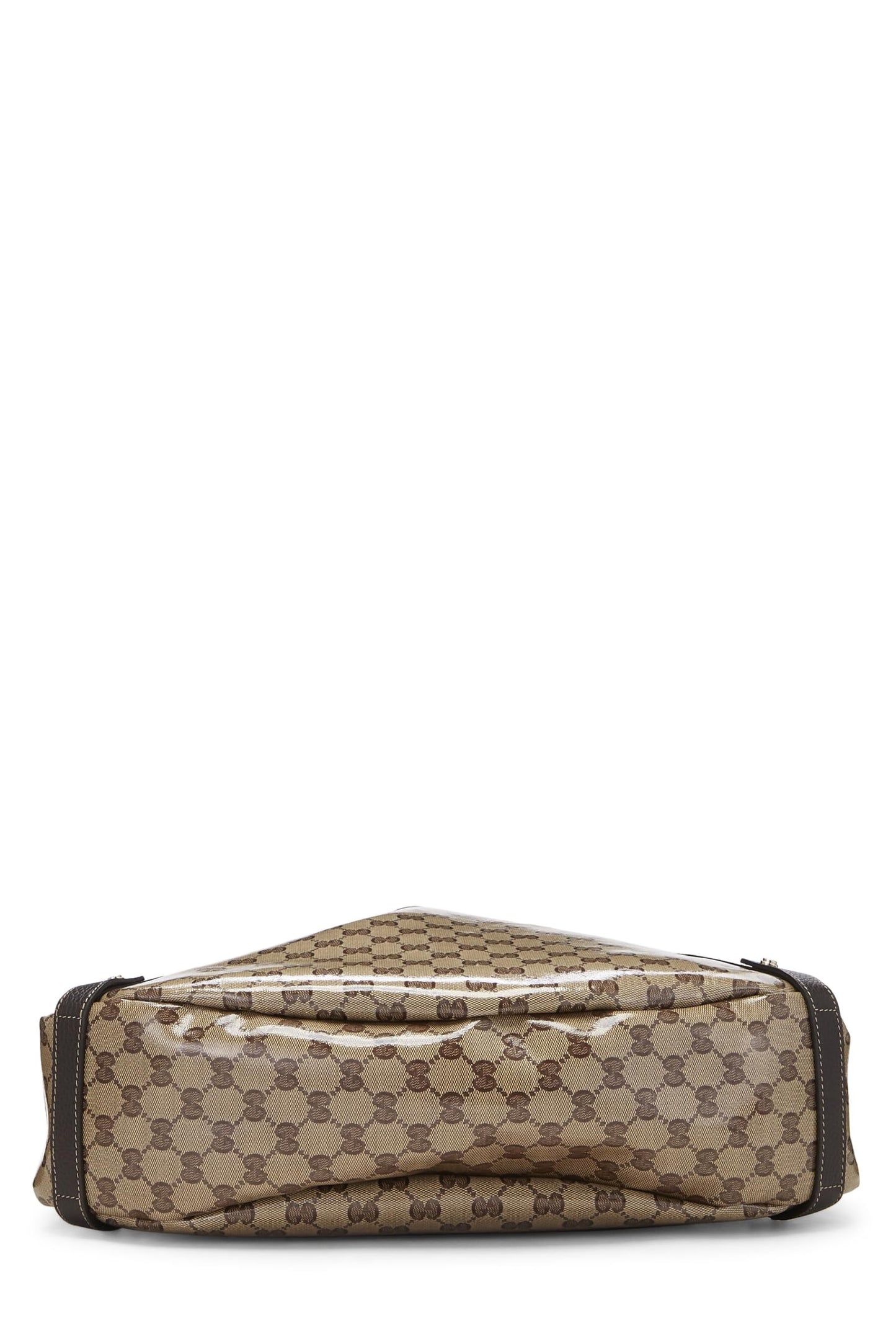 Gucci, sac fourre-tout Abbey en toile cristal GG d'occasion, marron