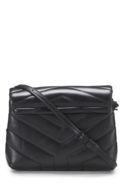 Yves Saint Laurent, Loulou Toy Monogram en cuir de veau noir d'occasion, noir