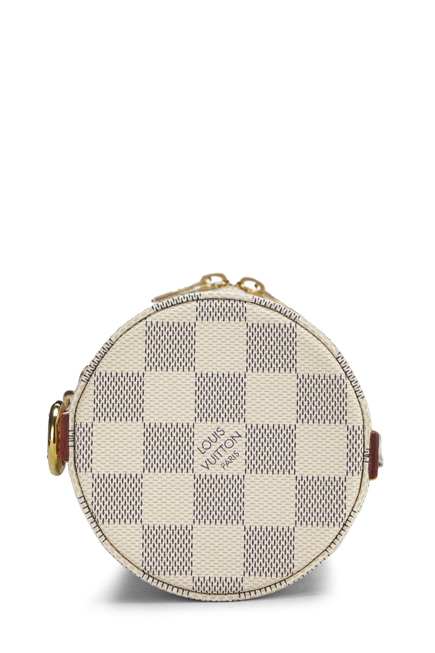 Louis Vuitton, Pre-Loved Damier Azur Porte-Bouteille, White