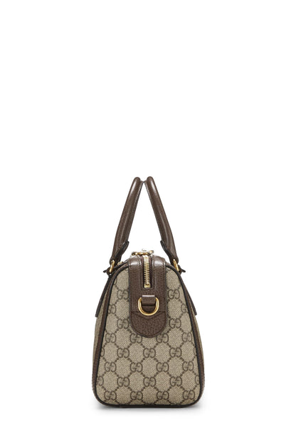 Gucci, sac à main Ophidia Supreme GG Original d'occasion de taille moyenne, marron