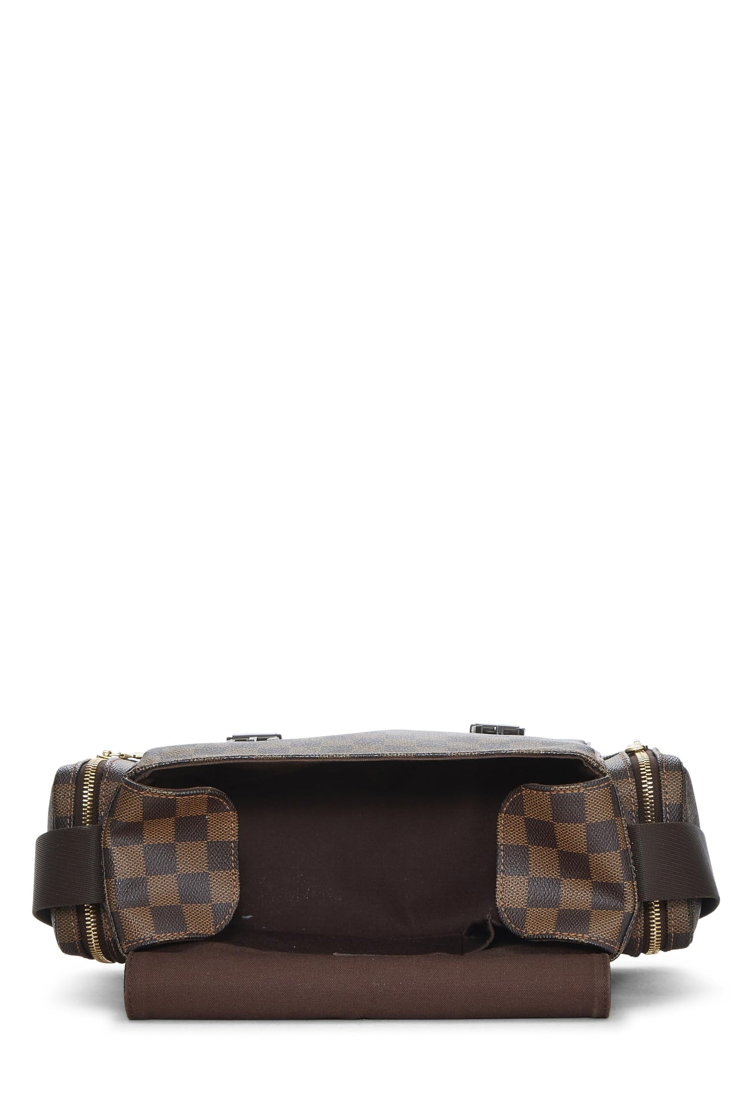 Louis Vuitton, sac messager Melville Damier Ebene d'occasion, marron