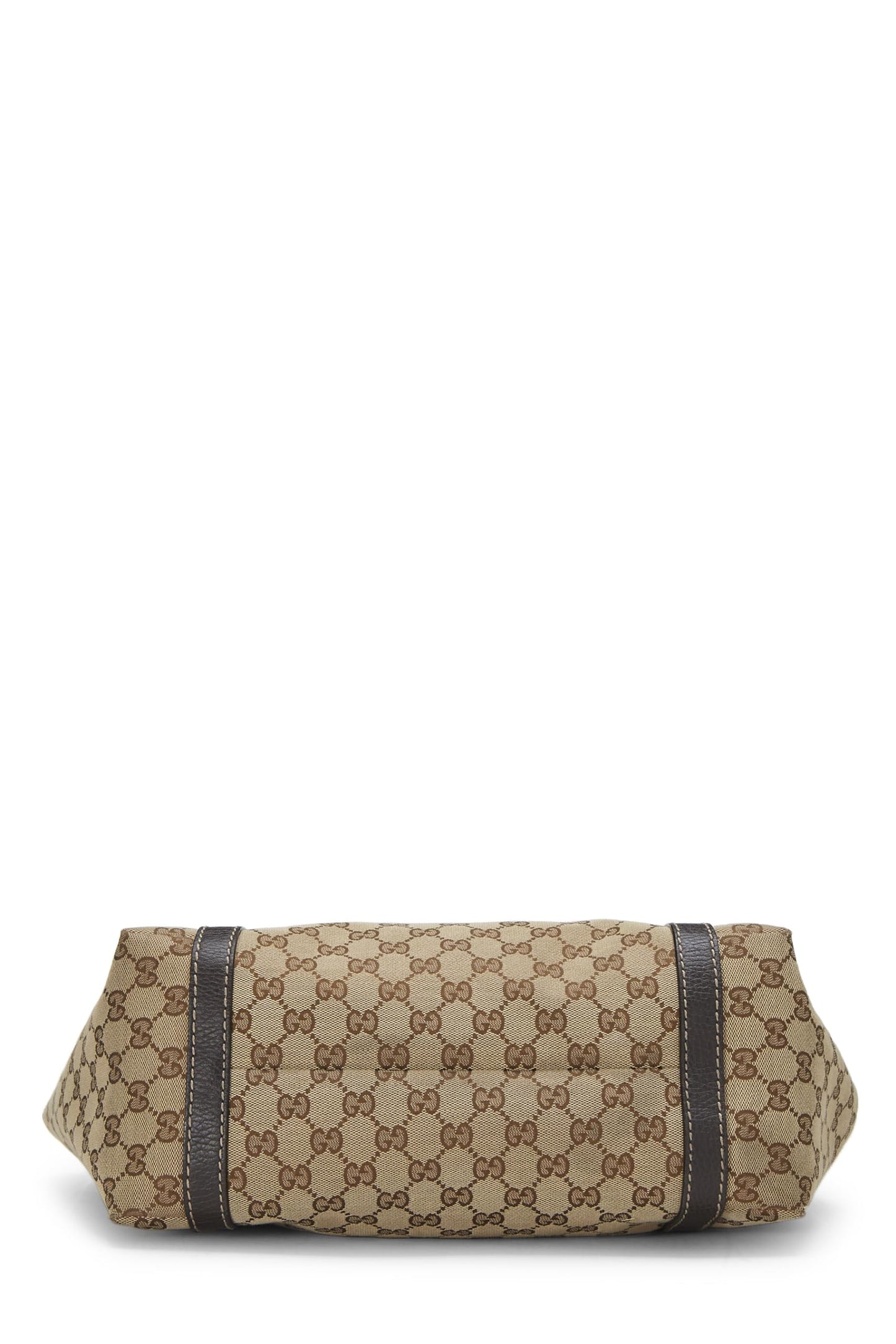 Gucci, sac fourre-tout Shelly en toile GG marron d'origine d'occasion, marron