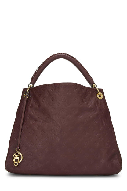 Louis Vuitton, Pre-Loved Aurore Empreinte Artsy MM, Burgundy