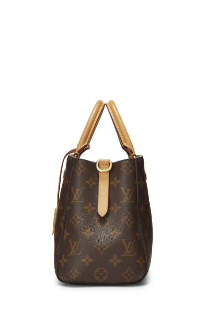 Louis Vuitton, Montaigne BB en toile monogram d'occasion, marron