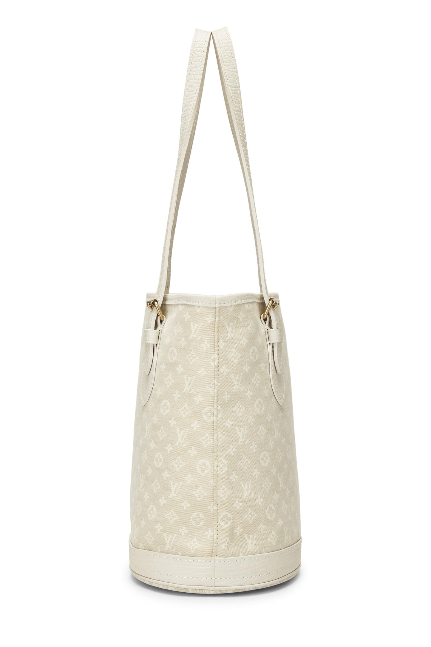 Louis Vuitton, Mini Lin Bucket PM Beige Monogram d'occasion, Beige