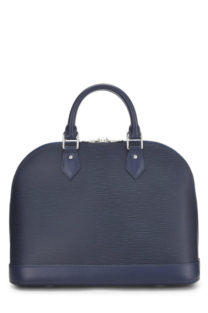 Louis Vuitton, Myrtille Blue Epi Alma PM de segunda mano, azul