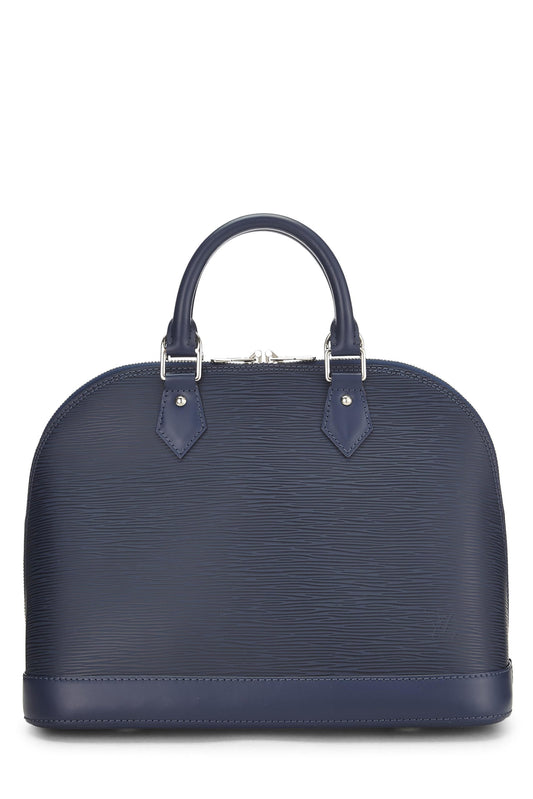 Louis Vuitton, Myrtille Blue Epi Alma PM d'occasion, bleu