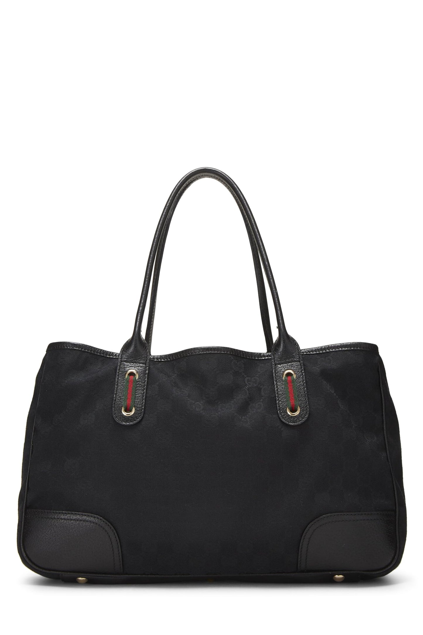 Gucci, sac fourre-tout en toile GG Princy noir d'occasion, noir