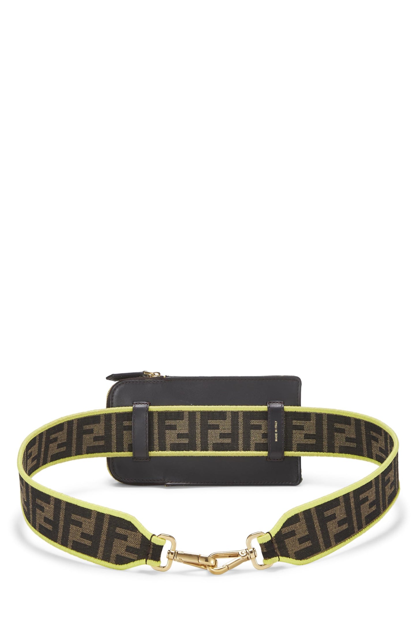 Fendi, toile enduite Zucca jaune d'occasion 1974 Strap You, jaune