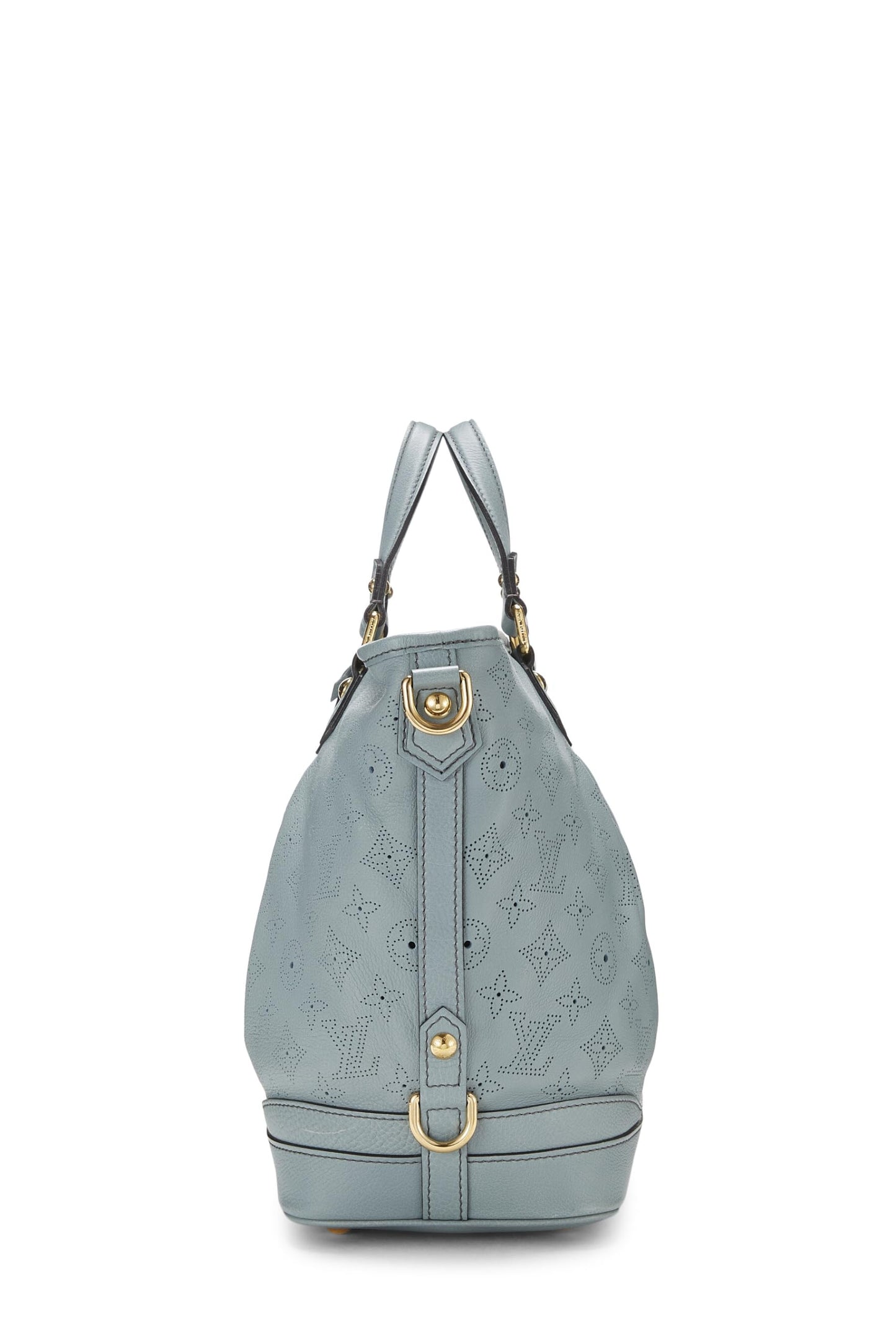 Louis Vuitton, Pre-Loved Blue Monogram Mahina Leather Stellar PM, Blue