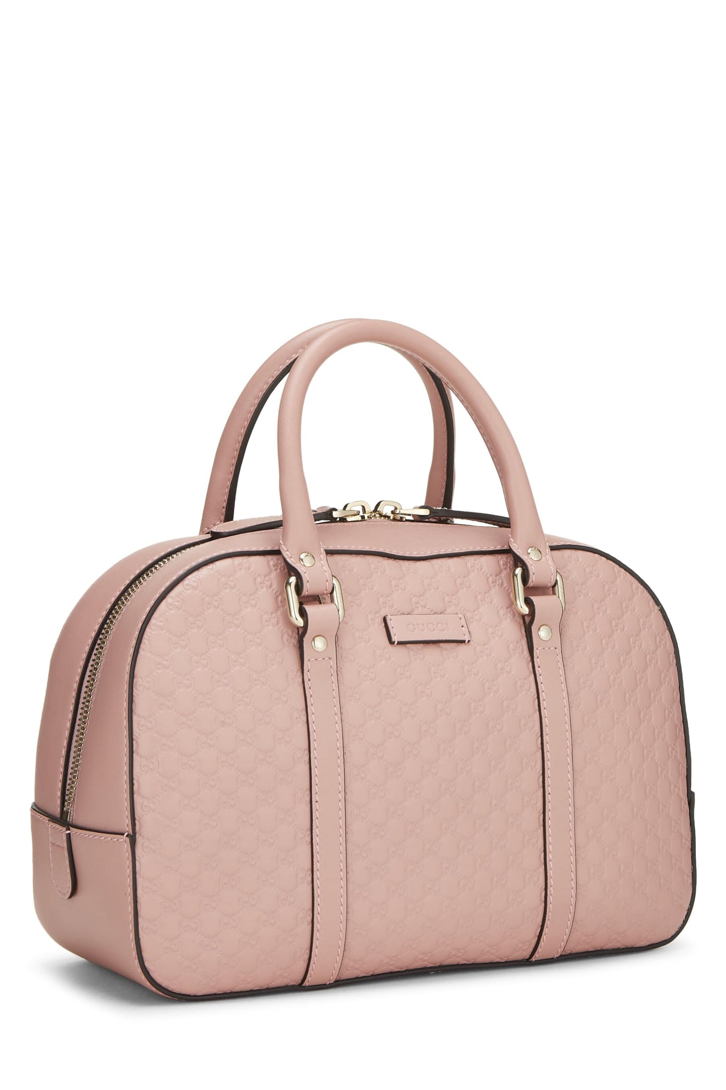 Gucci, Bolso convertible de cuero Microguccissima rosa Pre-Loved, Rosa