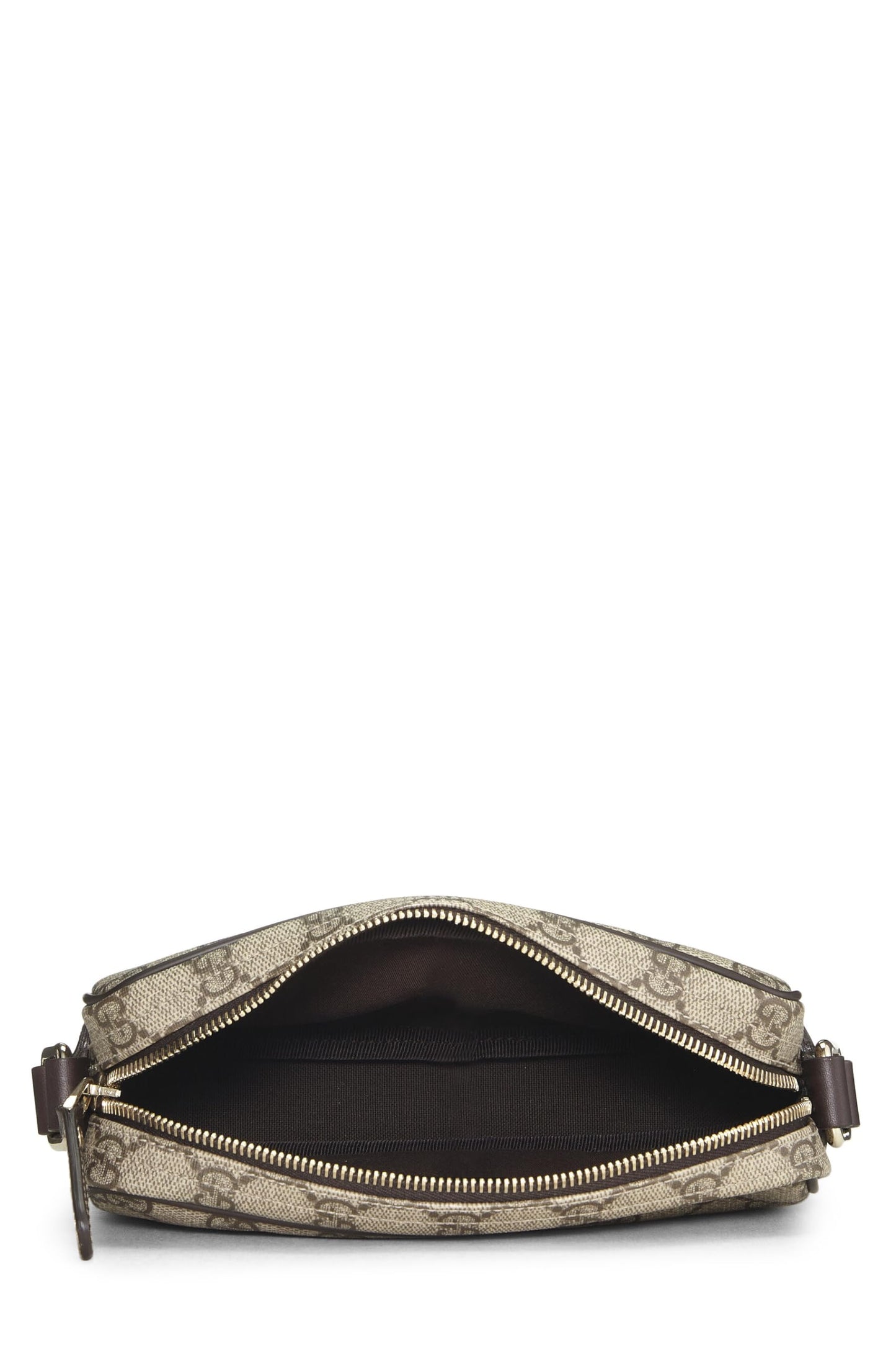 Gucci, sac photo en toile marron GG Supreme d'occasion, marron