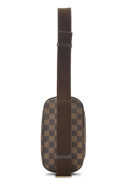 Louis Vuitton, Damier Ebene Pochette Gange pre-amado, Marrón