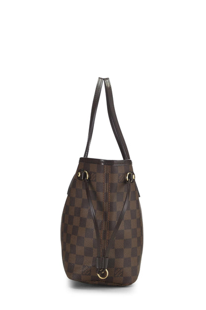 Louis Vuitton, Damier Ebene Neverfull PM d'occasion, marron