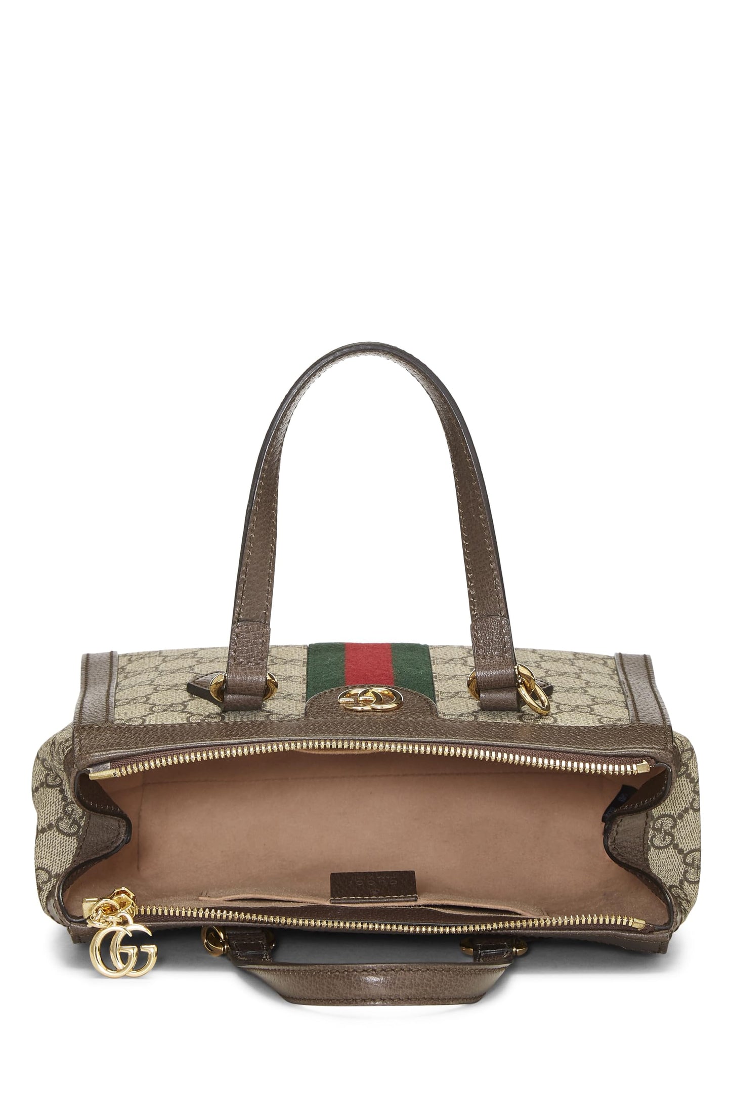 Gucci, sac fourre-tout Ophidia en toile GG Supreme d'origine d'occasion, petit, marron